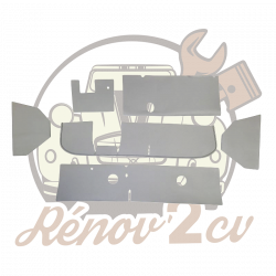 Kit insonorisant pour 2cv AZ avant novembre 1956 COULEUR GRIS