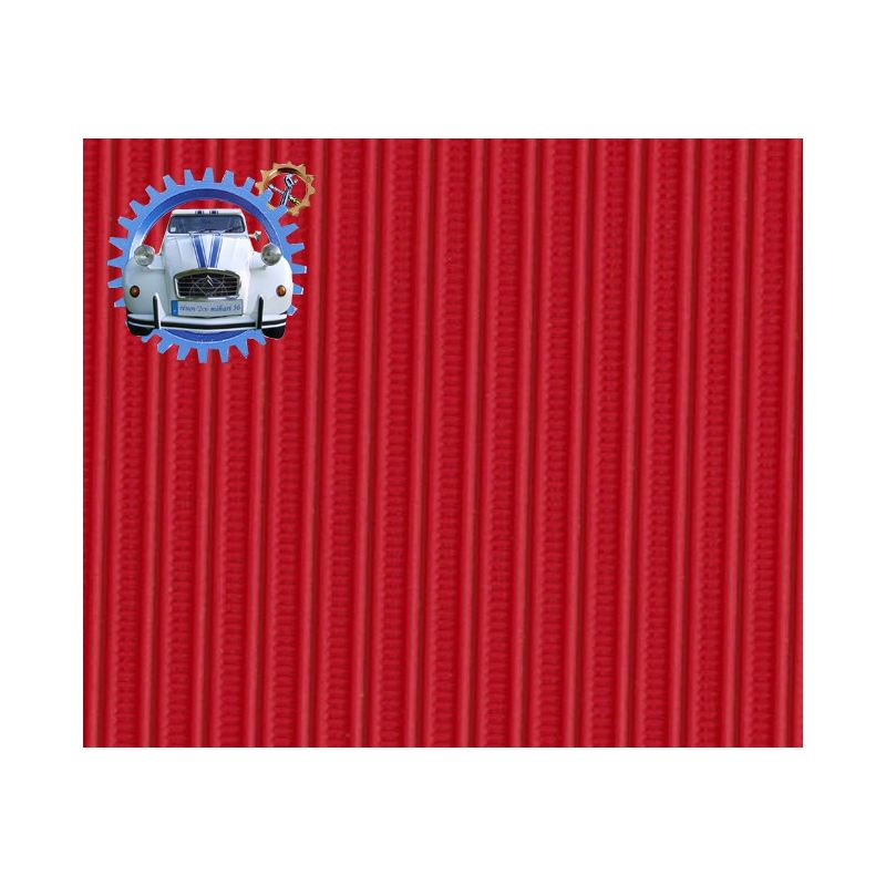 Capote Dyane gros grain rouge vallelunga toile renforcee