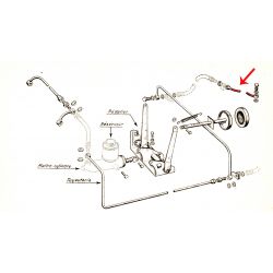 Tuyau de frein arriere sur bras droit raccord banjo 6.35mm