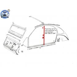 Pied milieu de 2cv coté droit
