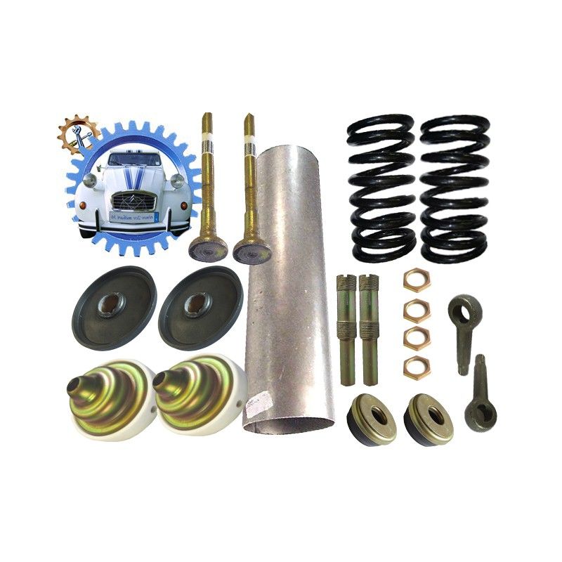 Composants pour fabriquer son pot de suspension de 2cv Méhari ou Dyane Composants pour fabriquer son pot de suspension de 2cv Méhari ou Dyane