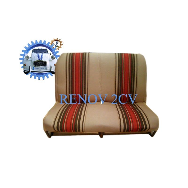 Garniture banquette arriere beige pour Dyane Rabatable