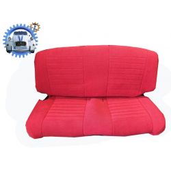 Garniture banquette arrière Ami8 velours chenille rouge NON rabattabl