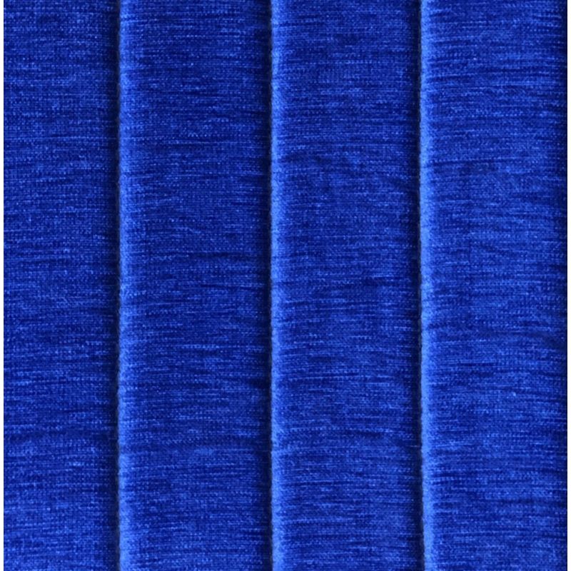 Jeu de garnitures pour 2 banquettes AMI6 velours uni bleu