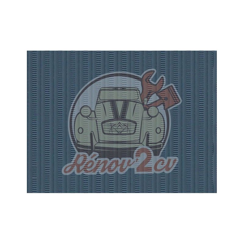 Strengthened hood 2cv celeste blue grosgrain Strengthened hood 2cv celeste blue grosgrain