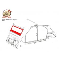 Baie de pare brise pour 2cv complète