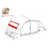 Complete windscreen frame 2cv