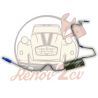 Rear brake pipe on left or right arm m8x125