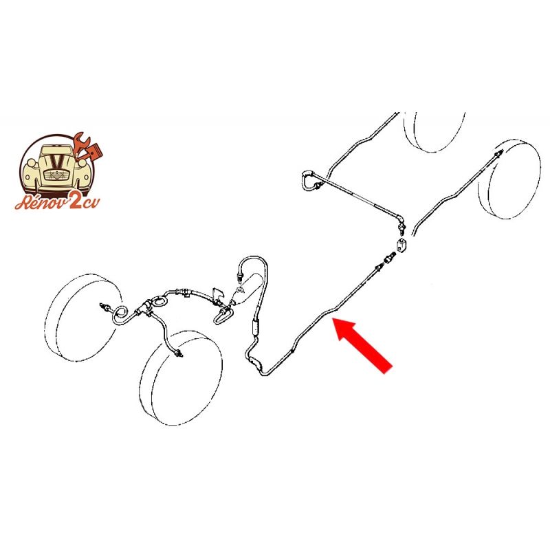 Tuyau De Frein Avant Pour Moto Trial SCORPA (modèles Depuis 2002) - Neuf - Réf. AJP FBT 004