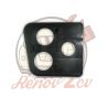 Rear light base left black...