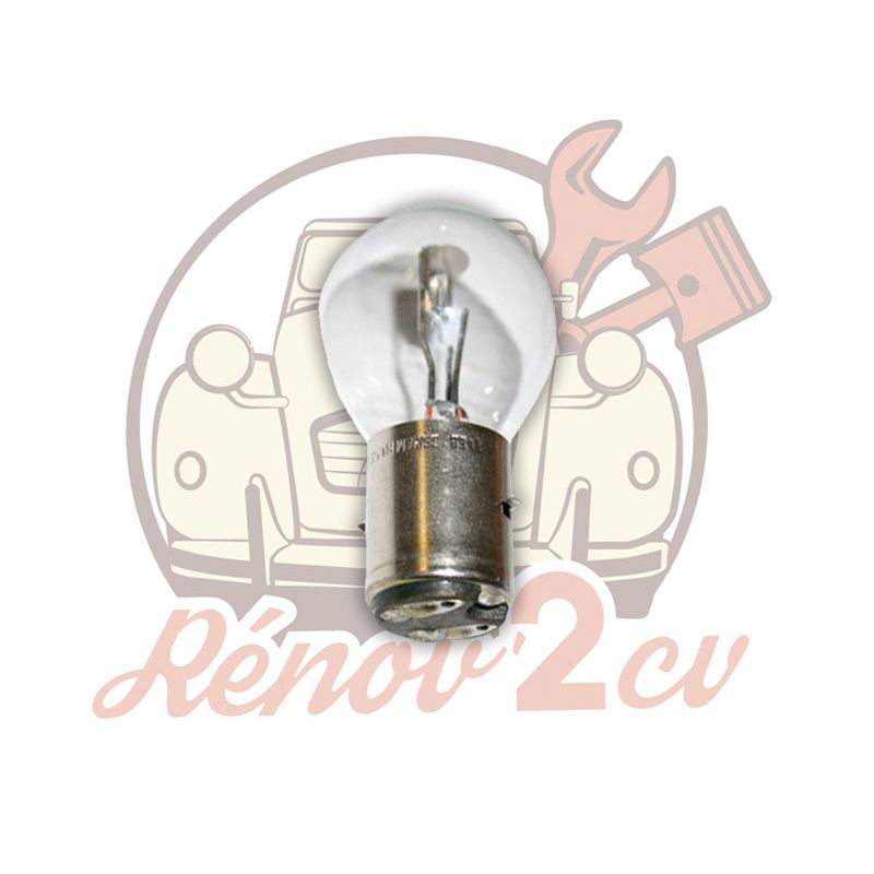 Ampoule de phare blanche 6 volts 45/40w ce