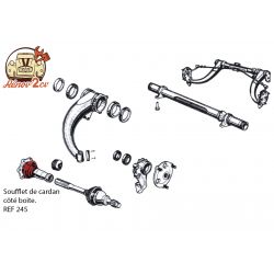 Soufflet de cardan cote boite 2cv mehari dyane acadiane