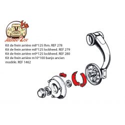 Kit de freno trasero m8x125 LHM