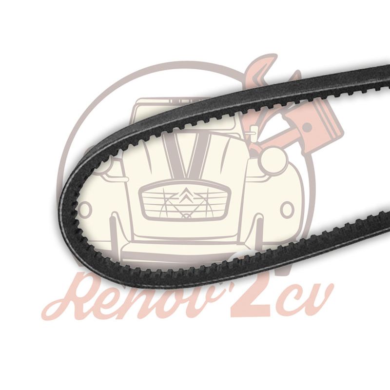 Courroie crantee en v 2cv mehari dyane acadiane ami8 9,5x763