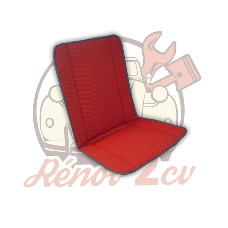 SIEGE BAYADERE 2CV ARRIERE ROUGE SIEGE BAYADERE 2CV ARRIERE ROUGE