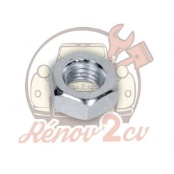 Ecrou m7 zingué au pas de 100 pour Citroen