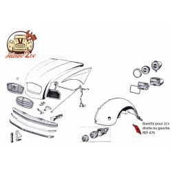 Paraspruzzo 2cv nuovo modello reversibile