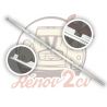 Rear wing aluminium rod 2cv