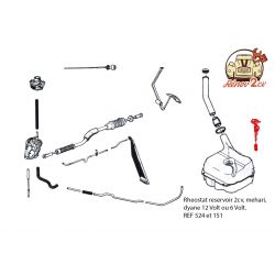 REHOSTAT RESERVOIR 2CV 12 VOLTS ADAPTABLE