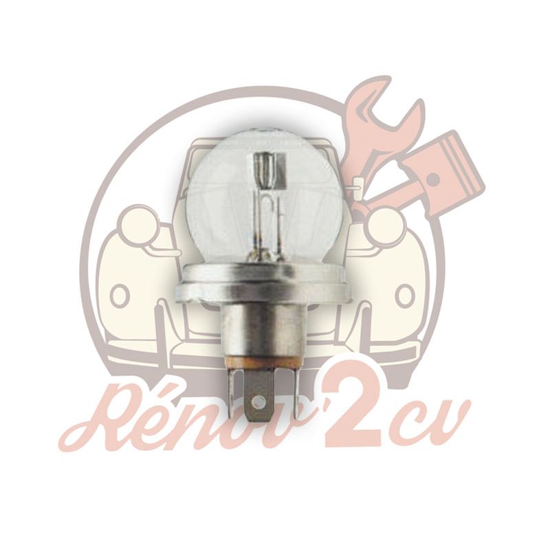 Ampoule de phare blanche 6 volts 45/40W CE P45T