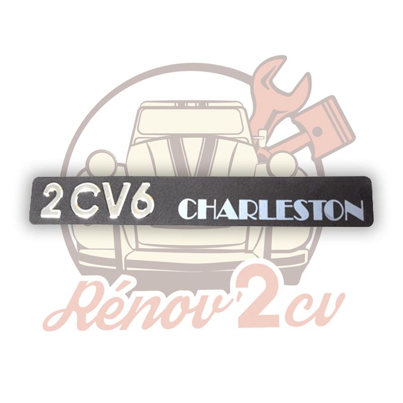 MONOGRAMME ADHESIF "2CV6 CHARLESTON"