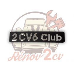 MONOGRAMME ADHESIF "2CV6 CLUB "