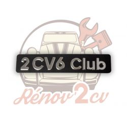 Pegatina "2cv6 club "