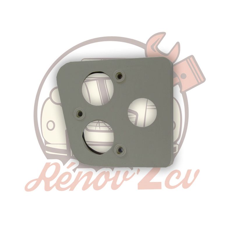 Soporte rosado gris del foco trasero izquierdo 2cv sin guarnición