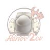Wheel nut cover white 2cv...