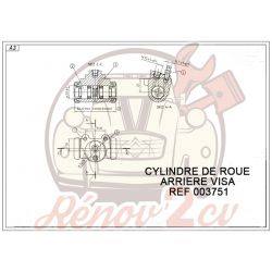 CYLINDRE DE ROUE ARRIERE VISA MODELE 1