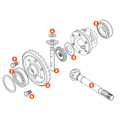 DIFFERENTIEL ET PIGNON D...