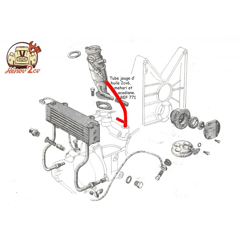 Tube jauge huile 2CV6 réparation côté moteur — free download
