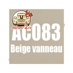 kit peinture 2cv ac 083 beige vanneau 1.3 kilos