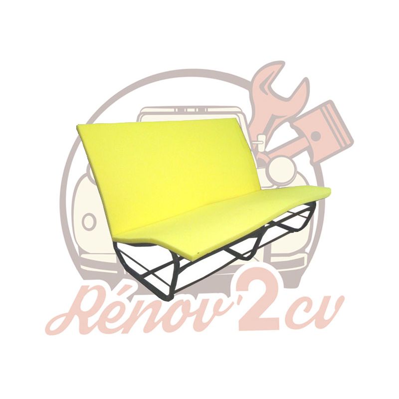 Set von 2 Schaumstoffe für vorne oder hinten Sitzbank 2cv