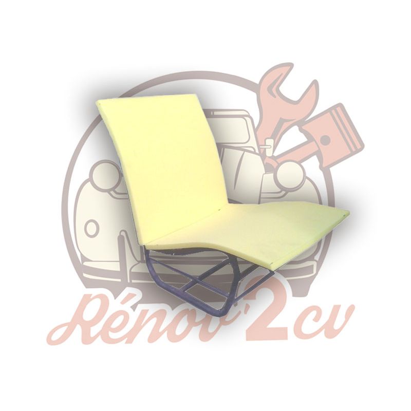 Set von 2 Schaumstoffe für vordere Einzelsitz 2cv