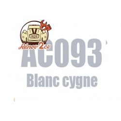 kit peinture 2cv ac 093 blanc cygne 1.3 kilos