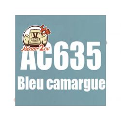 kit peinture 2cv ac bleu camargue ac 635 1.3 kilos