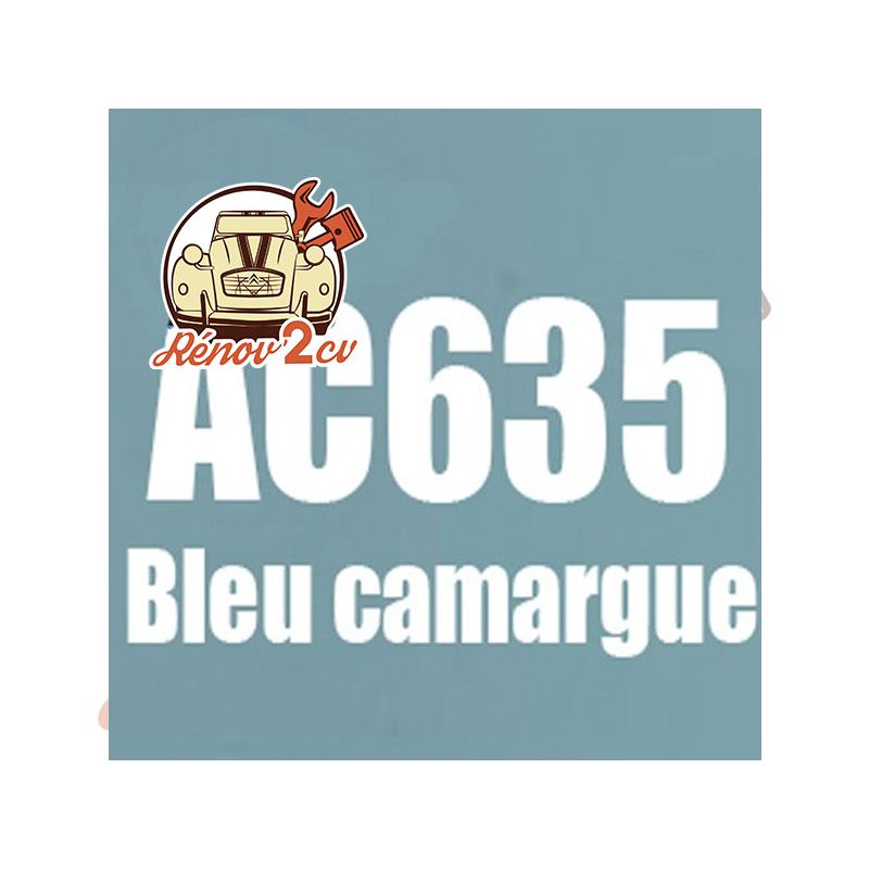 kit peinture 2cv ac bleu camargue ac 635 1.3 kilos