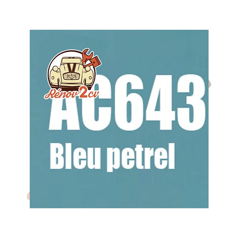 kit peinture 2cv ac bleu petrel ac 643 1.3 kilos