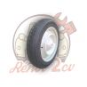 Roue complète 125/15 RENOV2CV pour 2cv dyane gris