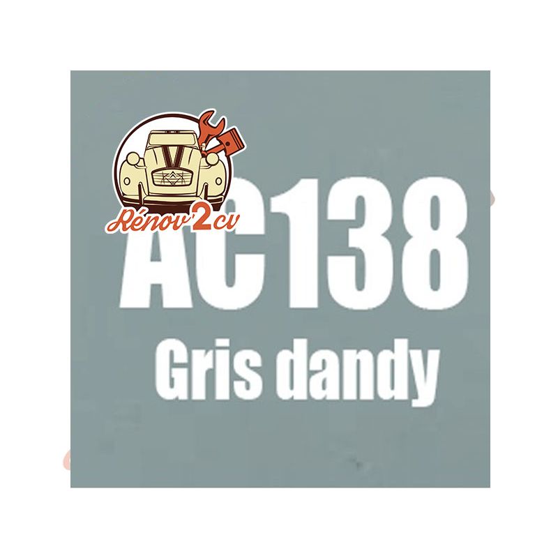 kit peinture 2cv ac138 gris dandy 1.3 kilos