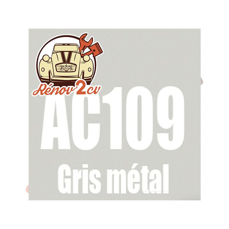 kit peinture 2cv ac109 gris metal 1.3 kilos