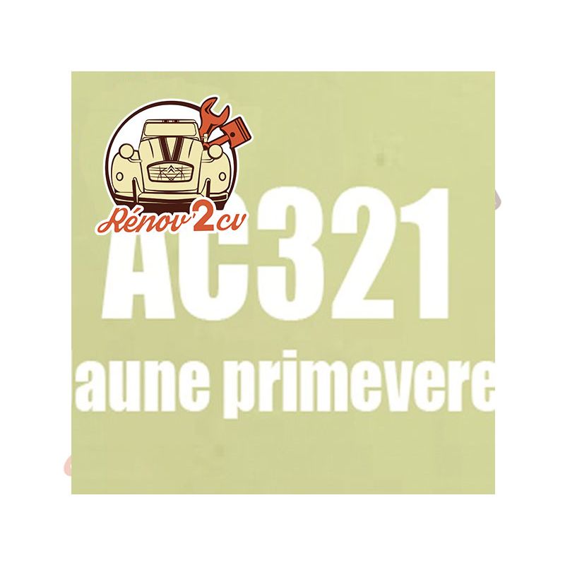 kit peinture 2cv ac321 jaune primevere 1.3 kilos