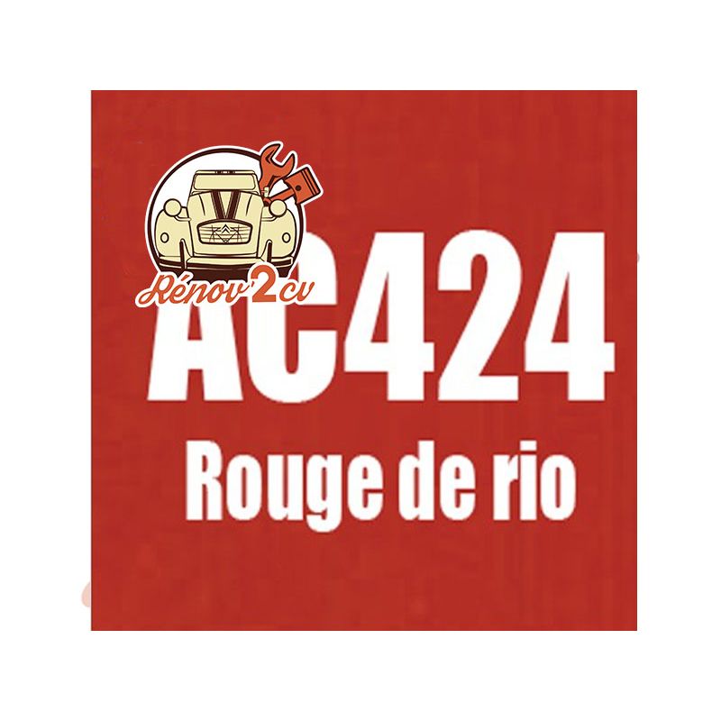 kit peinture 2cv ac424 rouge de rio 1.3 kilos