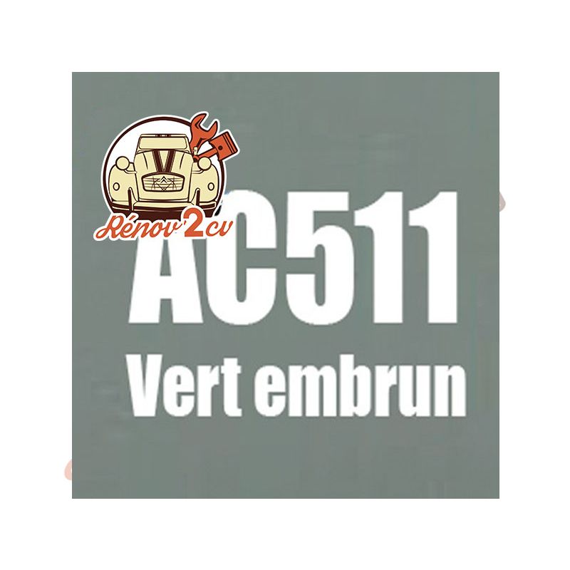 kit peinture 2cv ac511 vert embrun 1.3 kilos