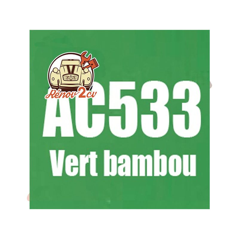 kit peinture 2cv ac533 vert bambou 1.3 kilos