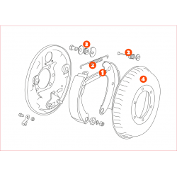 FREIN AVANT A TAMBOUR