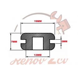 OBTURATEUR 2CV MEHARI DYANE 19MM