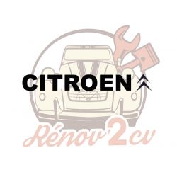 AUTOCOLLANT CITROEN NOIR POUR CHARNIERE DE MALE ARRIERE