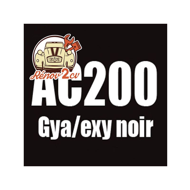 Kit peinture 2cv ac200 gya/exy noir 1.3 kilos